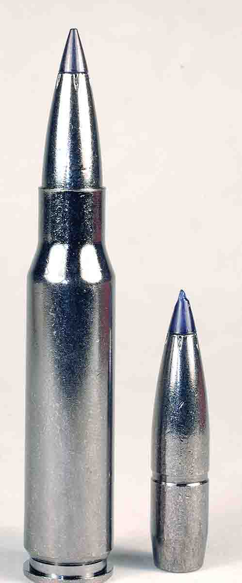 Federal’s Edge TLR bullet features a Slipstream tip that is said to withstand heat during flight.